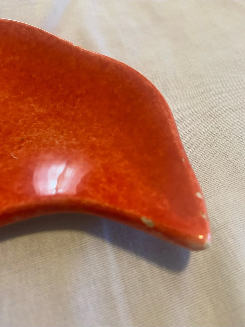 Hand-Painted Chili Pepper Ceramic Serving Dish Set - Red ClayArt 1996